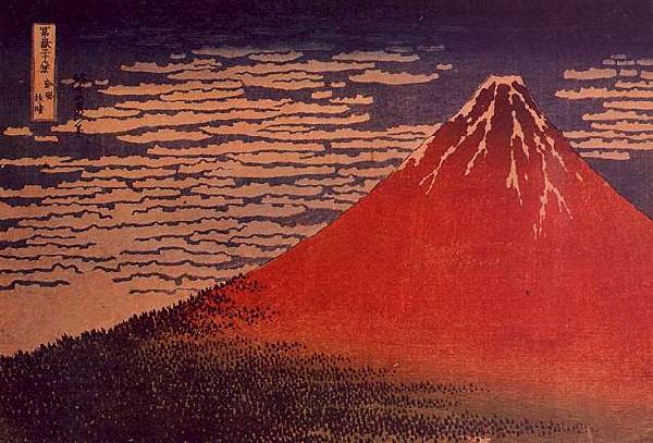 Katsushika Hokusai Mount Fuji in Clear Weather China oil painting art